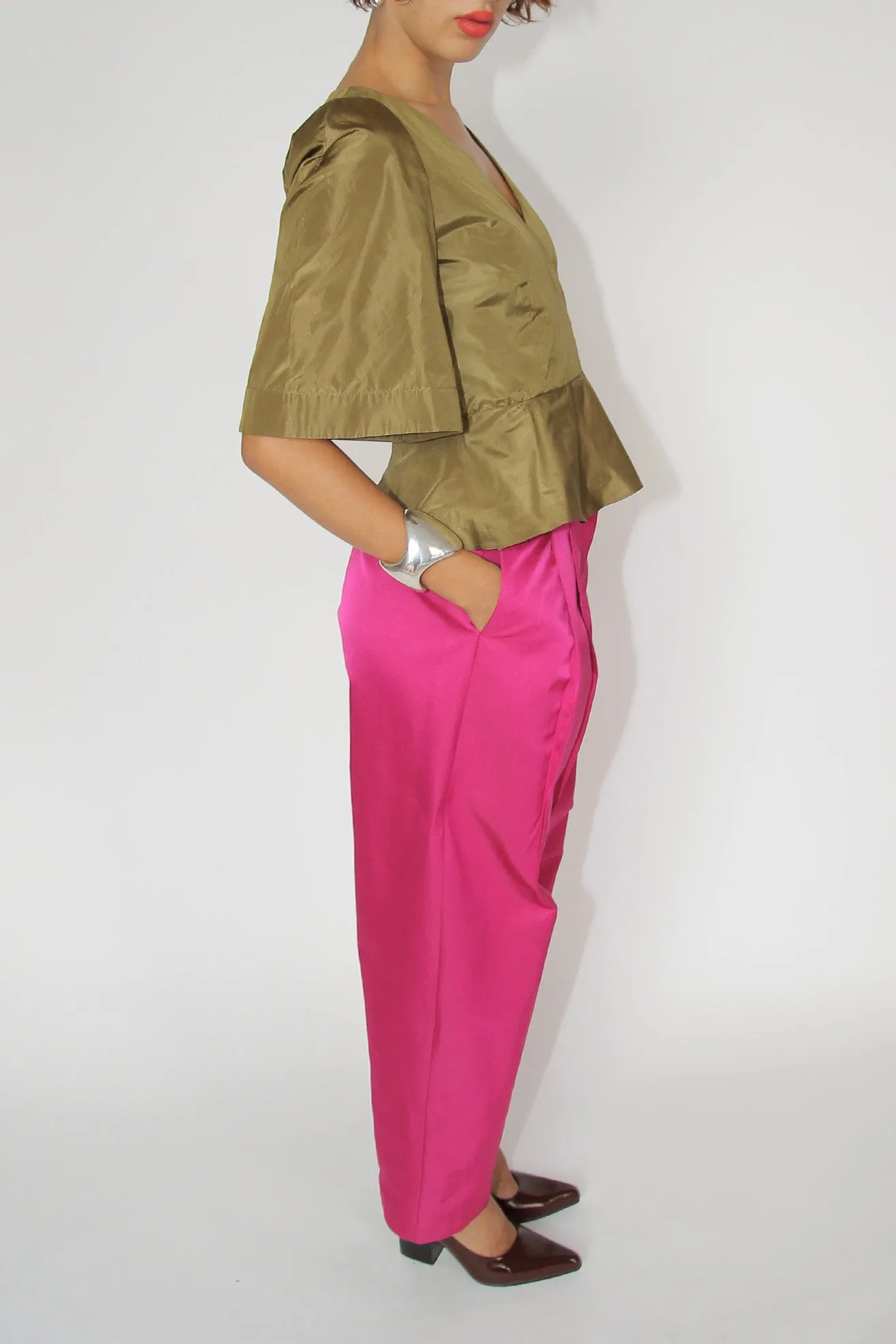 MR. LARKIN, Celine Pant, Fuchsia