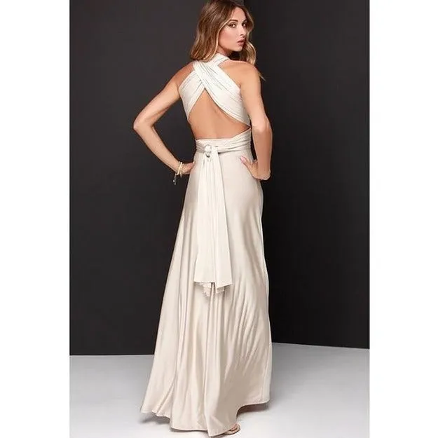 Multiway Wrap Maxi Gown