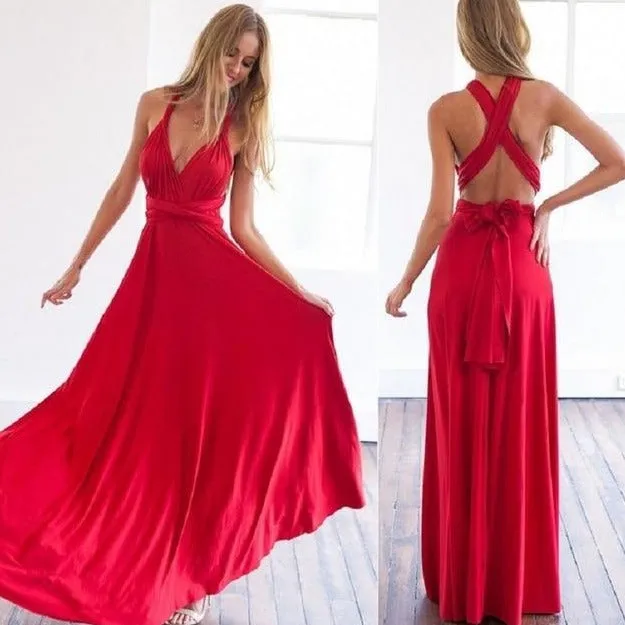 Multiway Wrap Maxi Gown