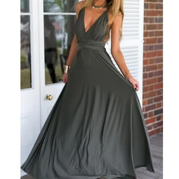 Multiway Wrap Maxi Gown