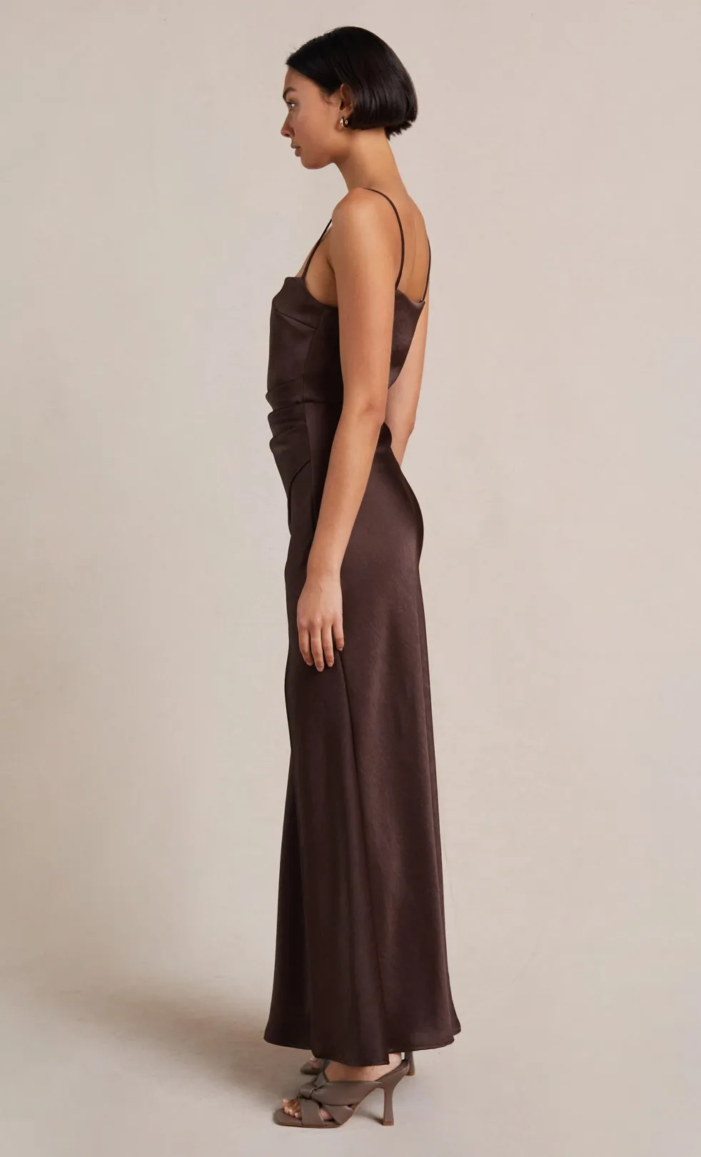 Nadia Maxi Dress - Chocolate