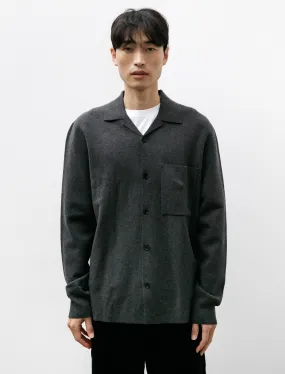 Nicolai Merino Cotton Milano Jacket Dark Grey Melange