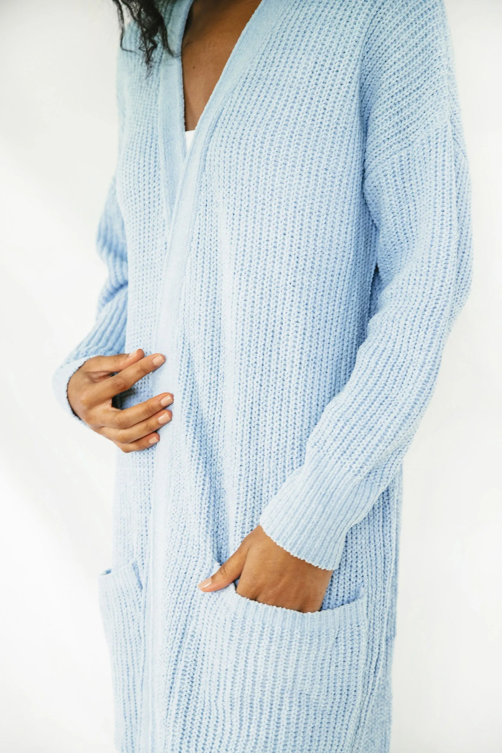 Nube Ribbed Long Cardigan