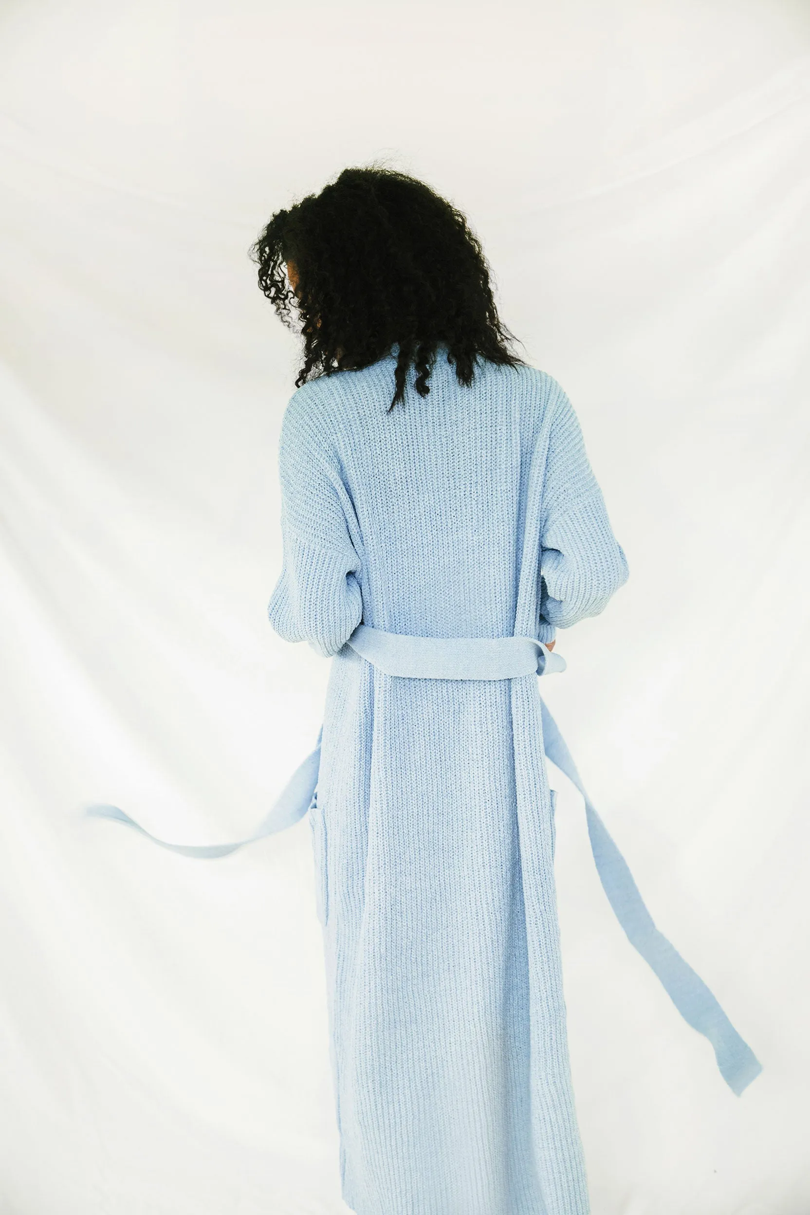 Nube Ribbed Long Cardigan