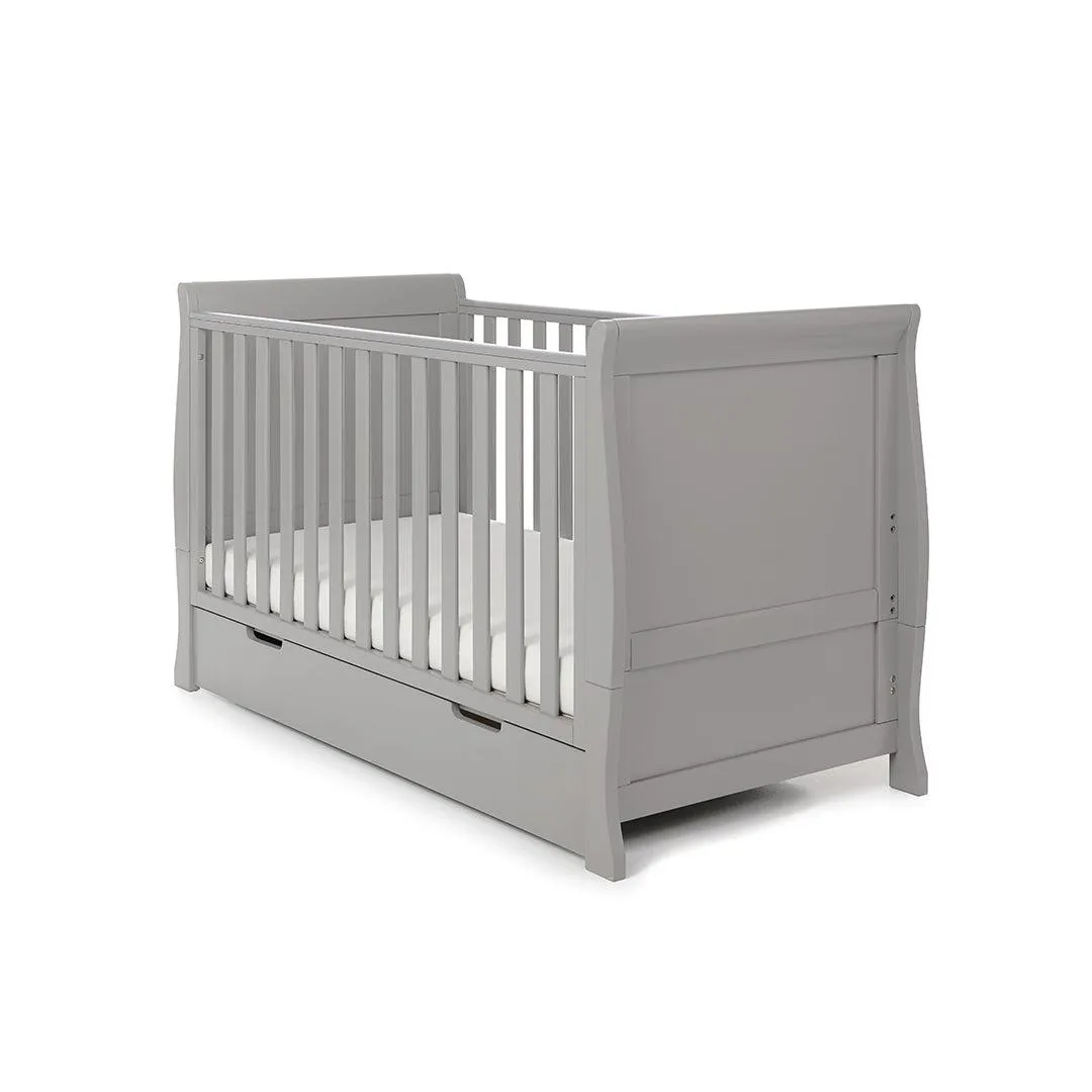 Obaby Stamford Classic Cot Bed - Warm Grey