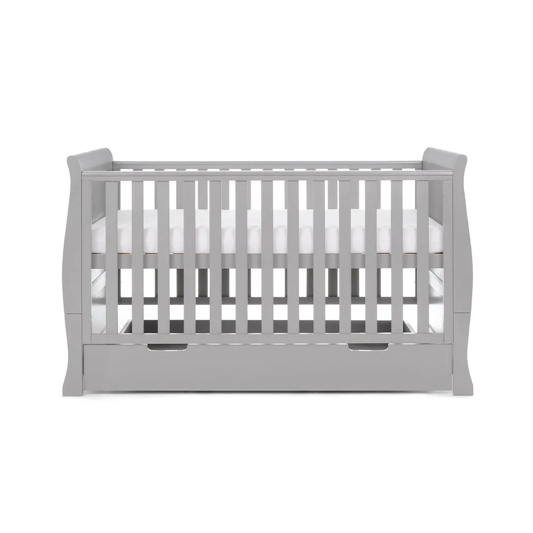 Obaby Stamford Classic Cot Bed - Warm Grey