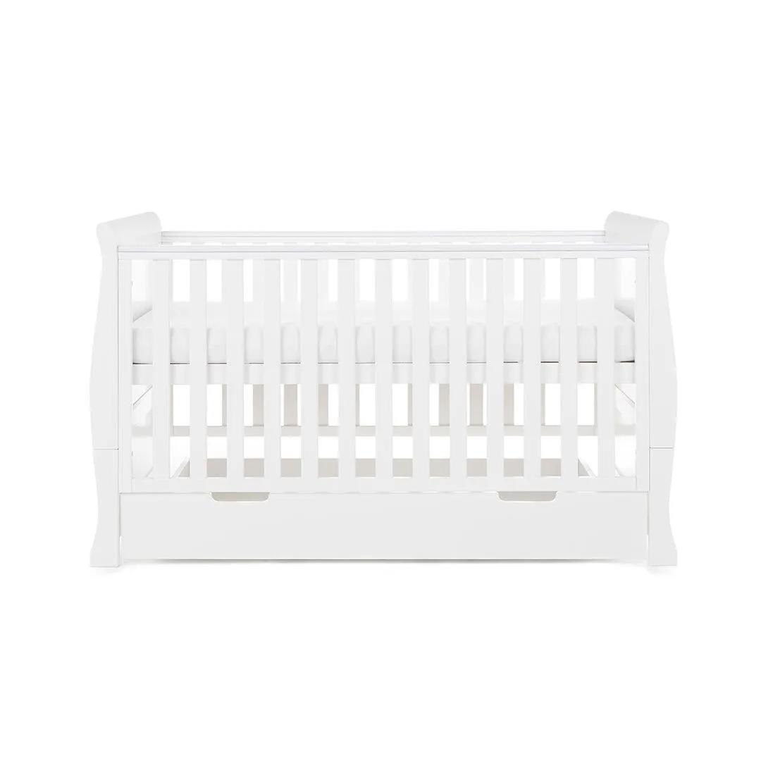 Obaby Stamford Classic Cot Bed - White