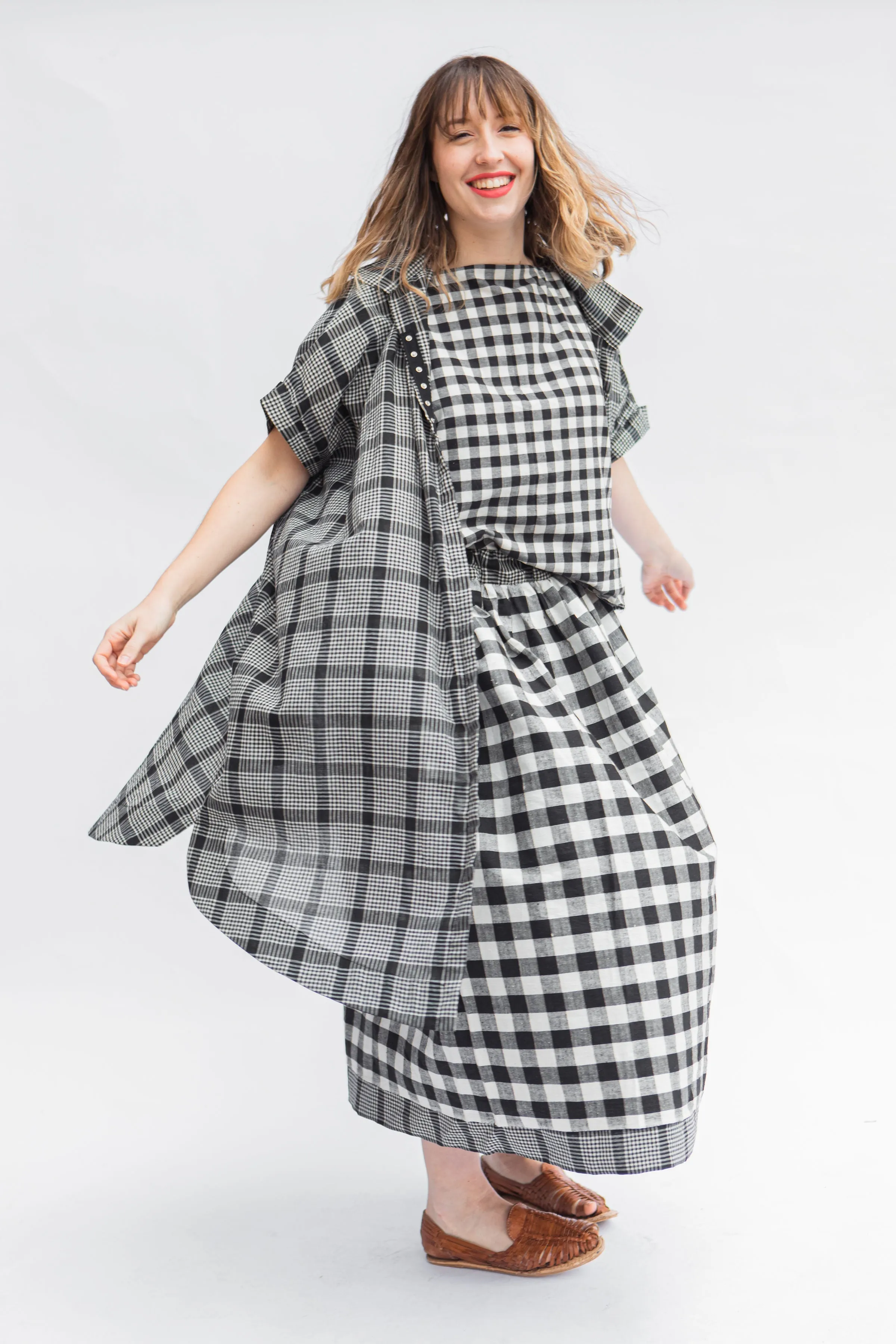 O'Keefe Duster Dress, Plaid