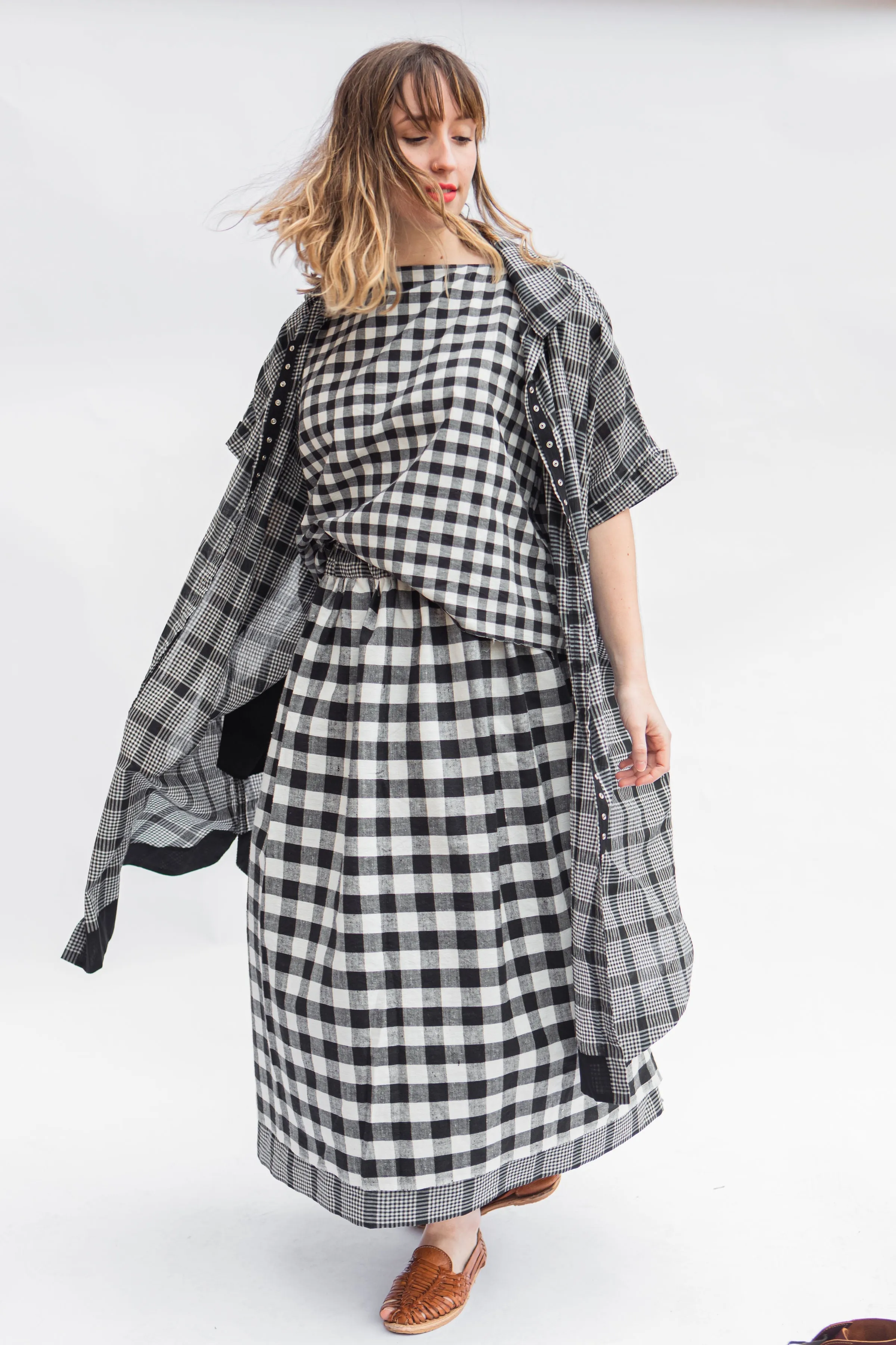 O'Keefe Duster Dress, Plaid