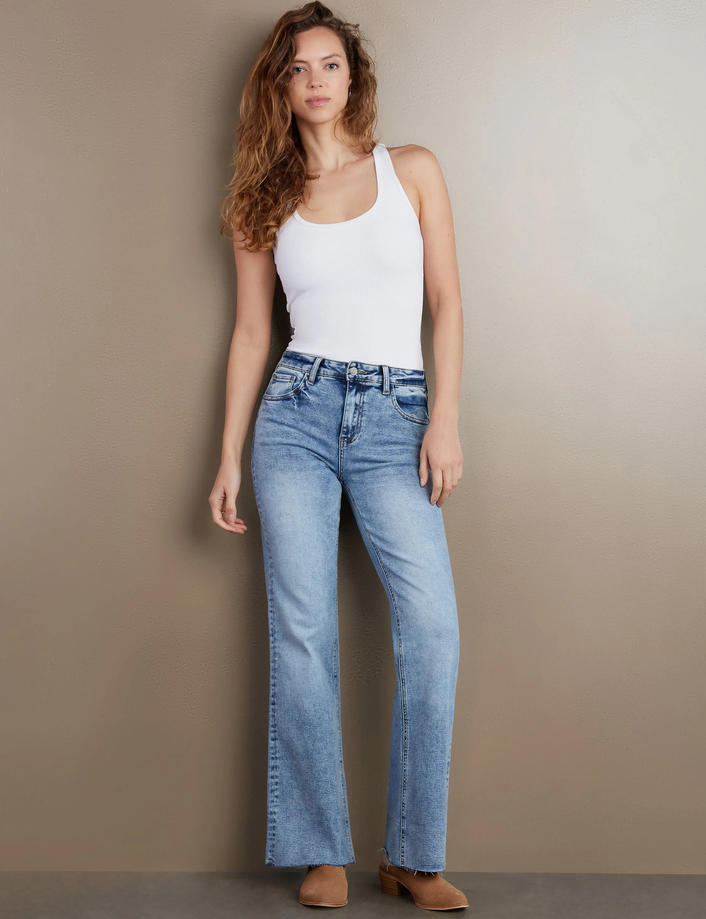 Olivia High Rise Straight Leg Jeans