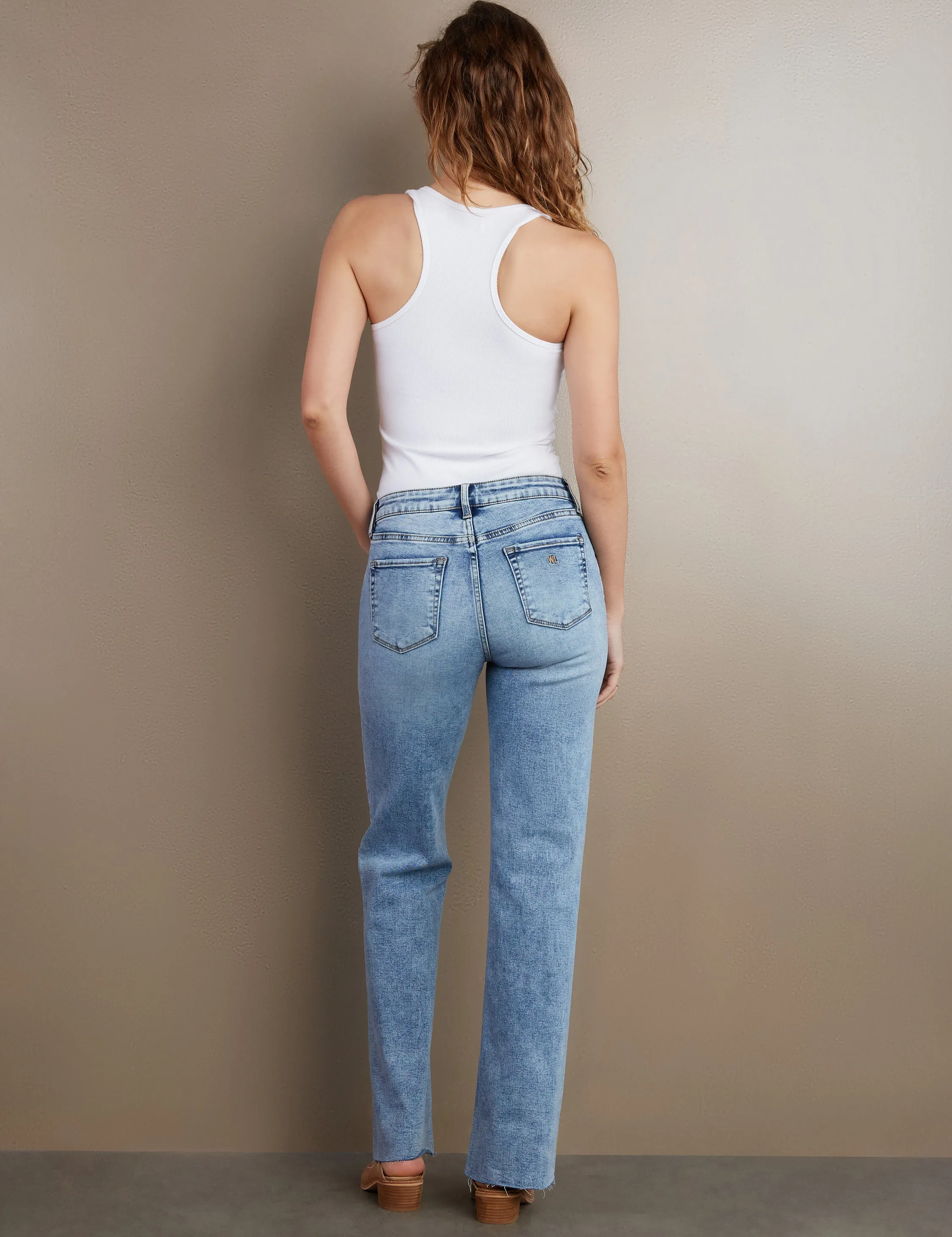 Olivia High Rise Straight Leg Jeans