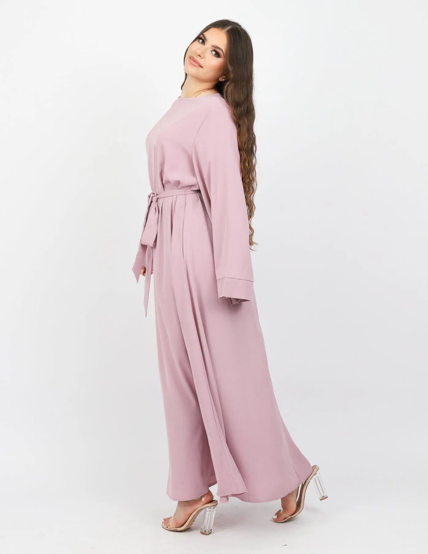 Open Sleeve Abaya - Shades of Purple