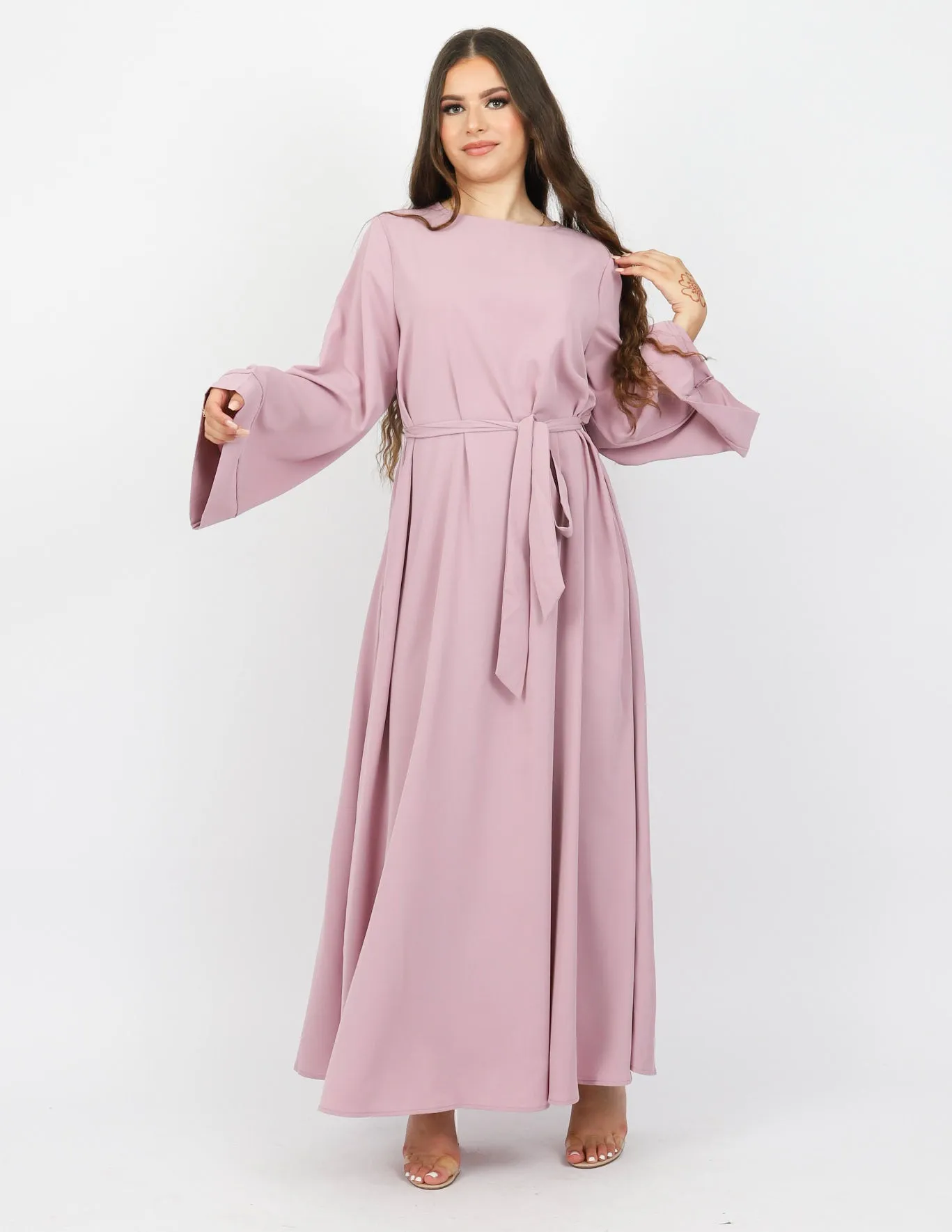 Open Sleeve Abaya - Shades of Purple