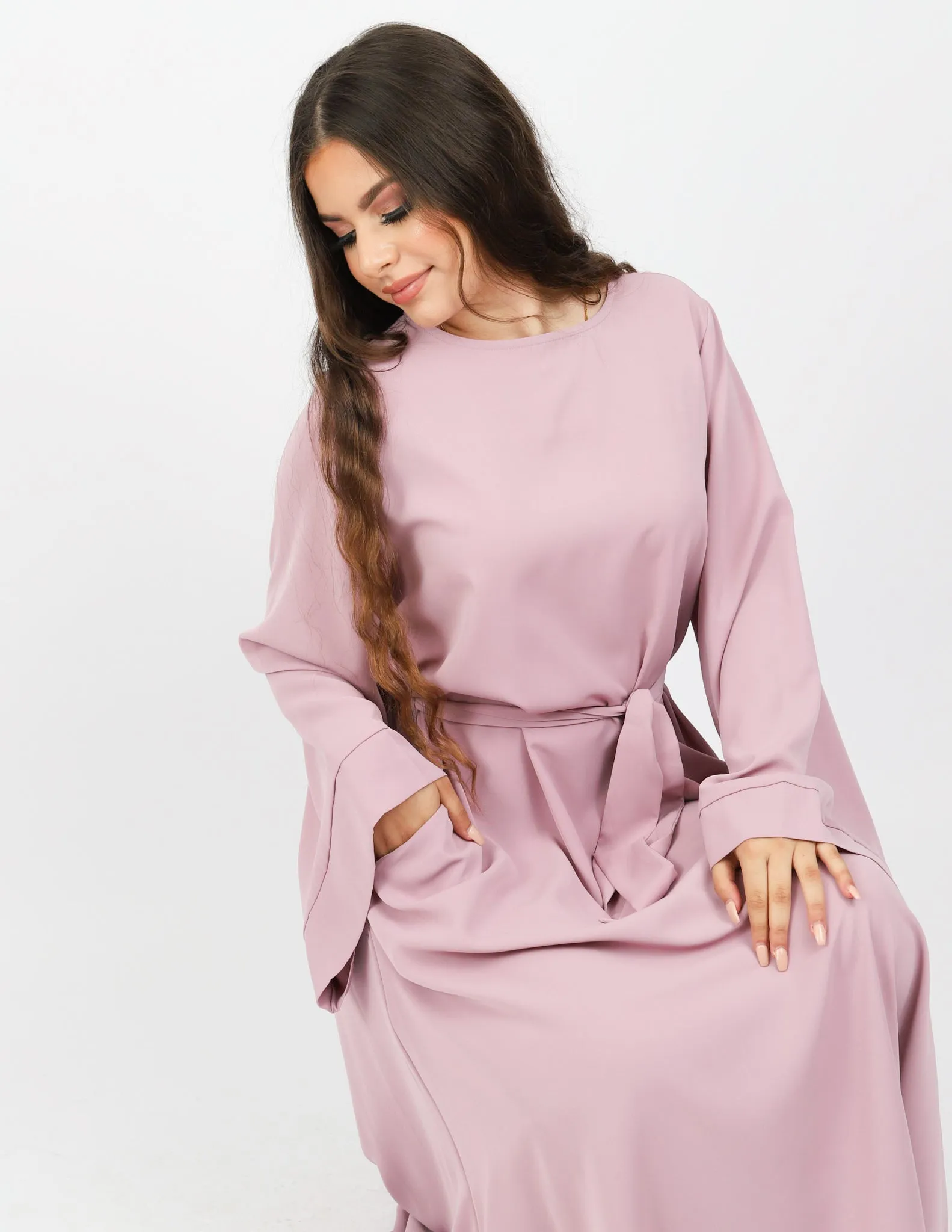 Open Sleeve Abaya - Shades of Purple