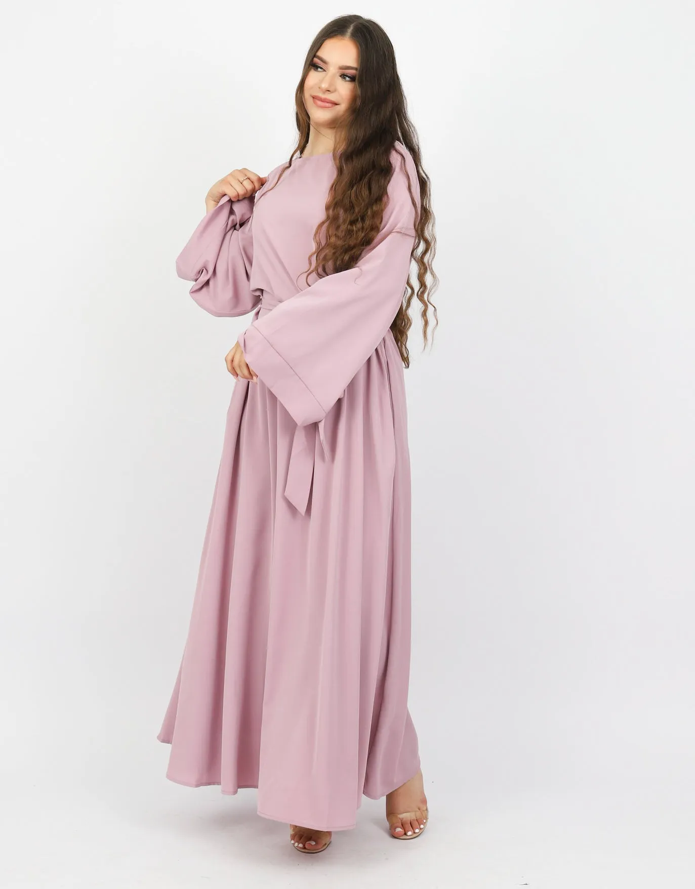 Open Sleeve Abaya - Shades of Purple