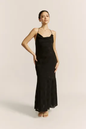 Reagan Black Maxi Dress