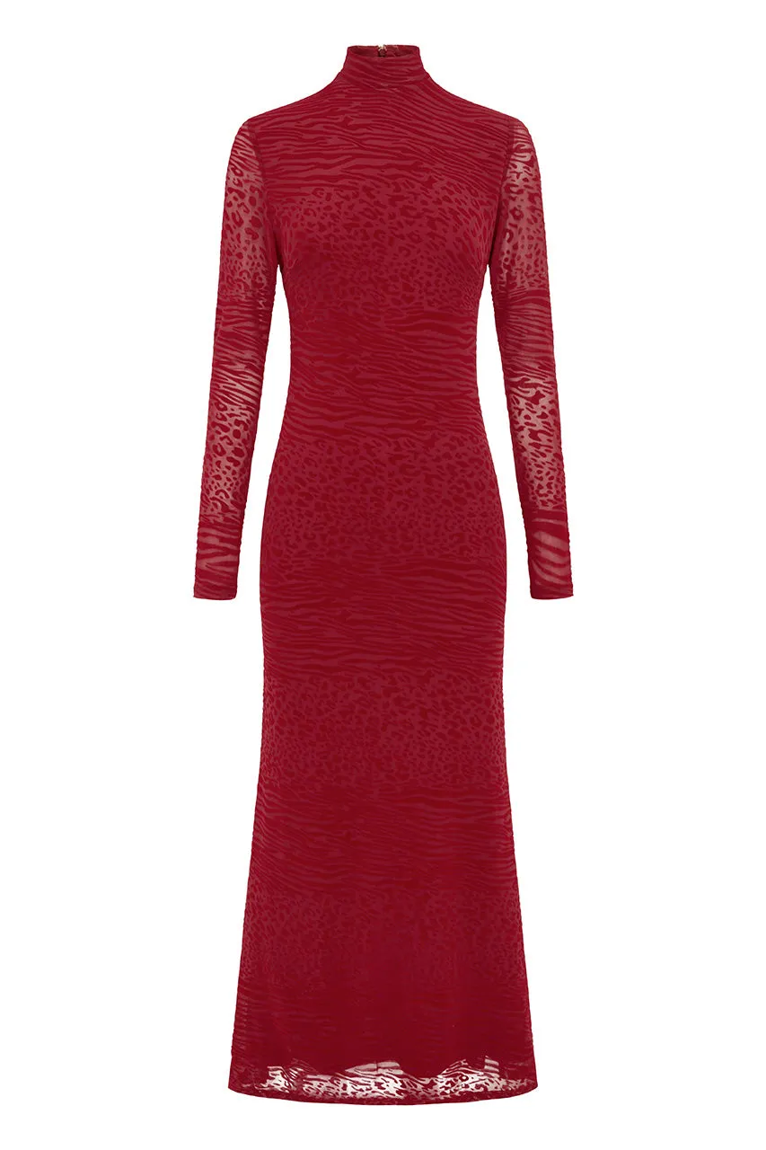 REYA MAXI DRESS - RED