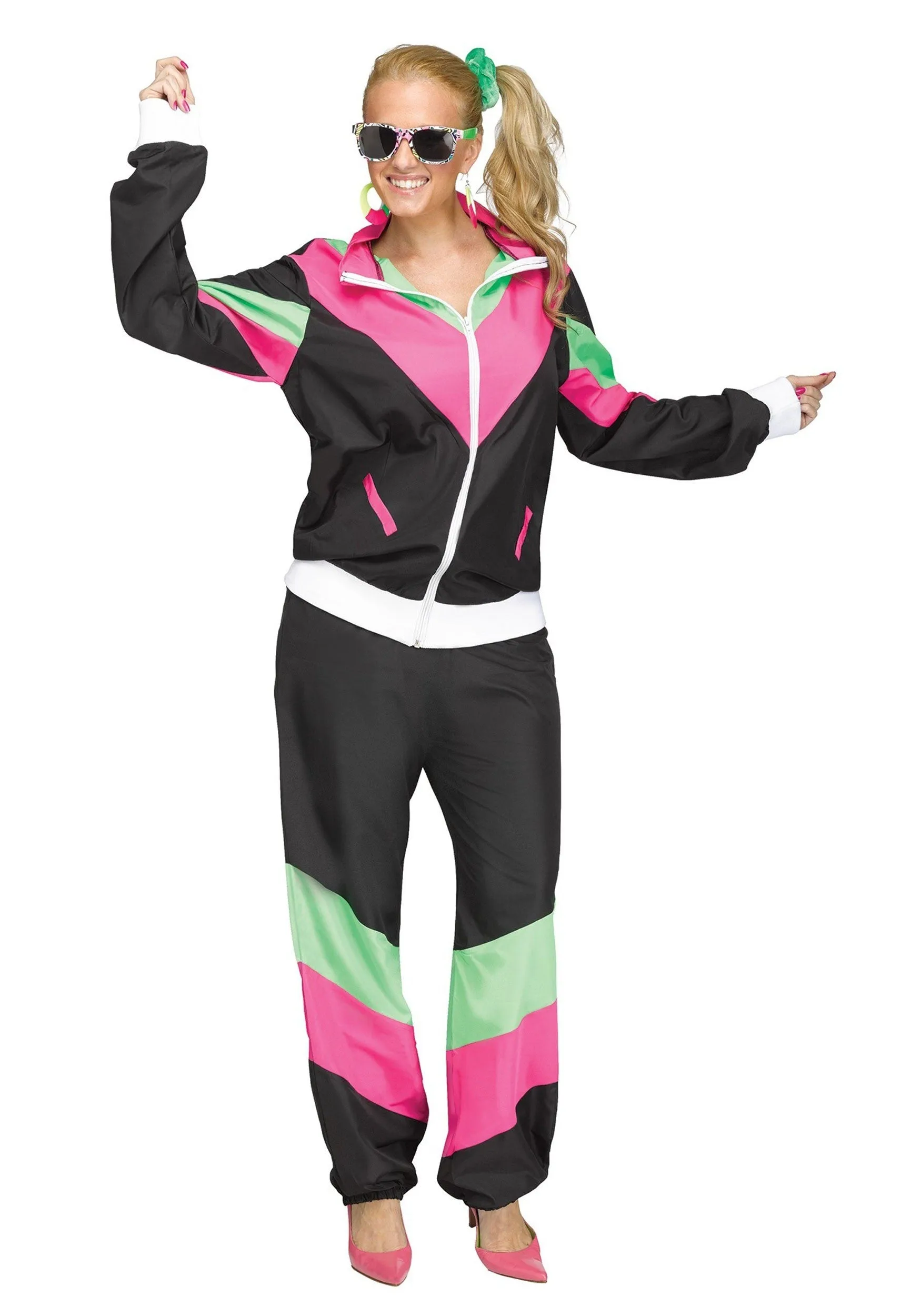 Rockin 80s Track Suit-Womens