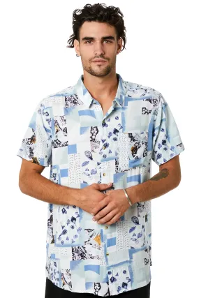 ROLLAS Mens Bon Short Sleeve Shirt Brunswick Baths