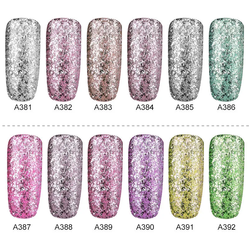 ROSALIND Gel Nail Polish Set Shiny Platinum Nails Art For Manicure Poly Gel Lak UV Colors Top Base Coat Primer Hybrid Varnishes