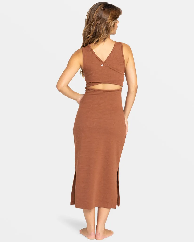 Roxy Good Keepsake Dress-Russet