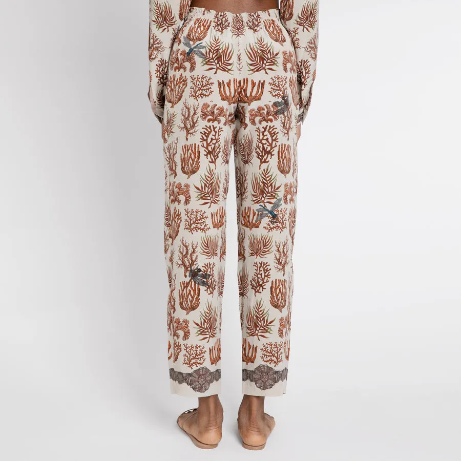 Sabina Savage  "The Pelicans and The Sea" Trousers