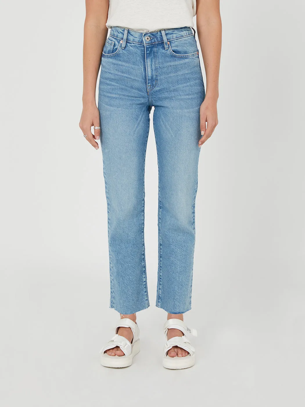 SALE - Zoe High Rise Straight Jean - Sunday