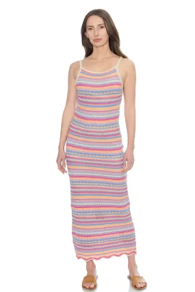 Santa Cruz Stripe Midi Dress