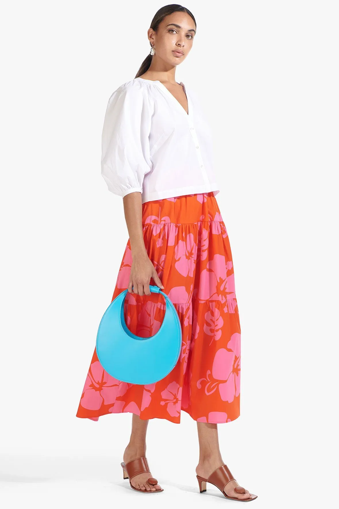 SEA SKIRT | RED HIBISCUS