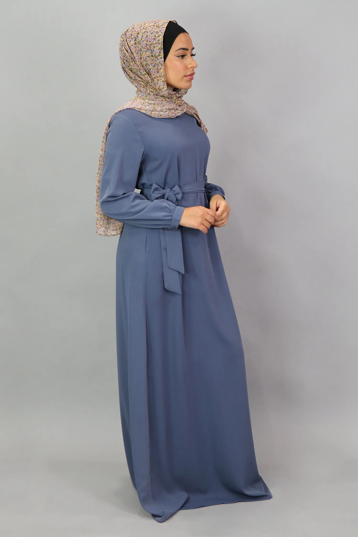 Serenity Blue Deluxe Soft Maxi Dress