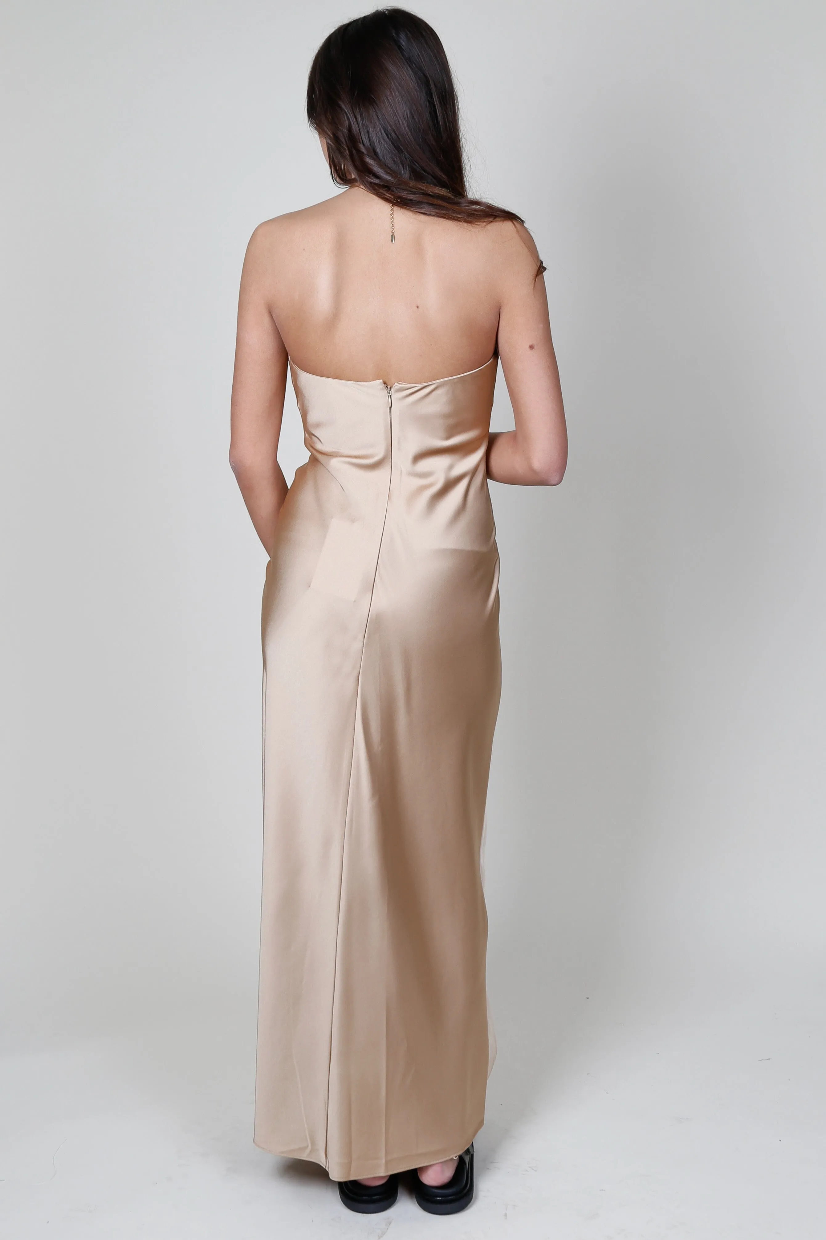 SIGNIFICANT OTHER | Esme Strapless Maxi Dress - Sand