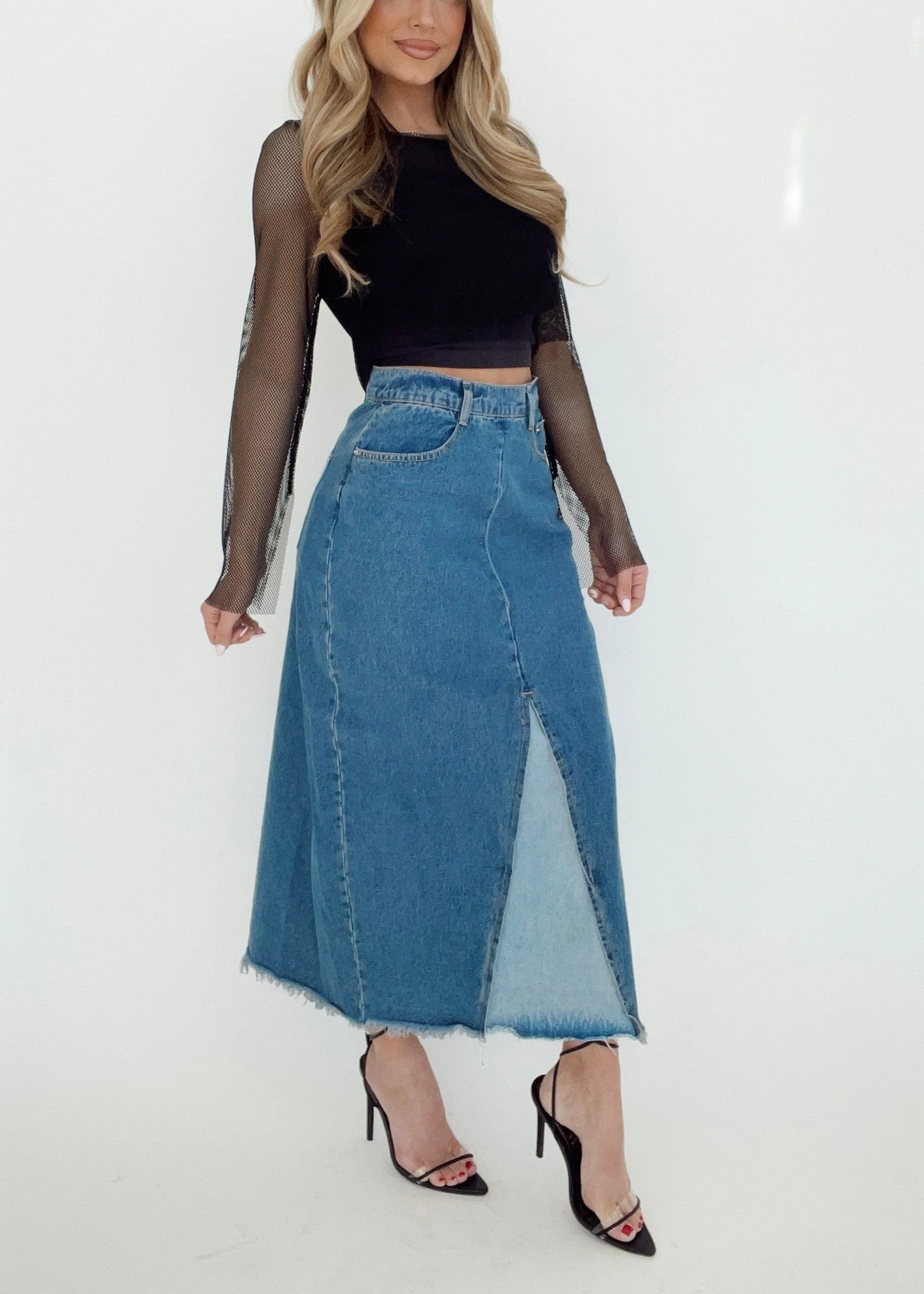 Spears Denim Skirt