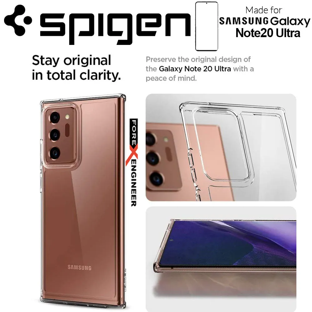 Spigen Crystal Hybrid for Samsung Galaxy Note 20 Ultra 5G 2020 - Crystal Clear  ( Barcode : 8809710753655 )