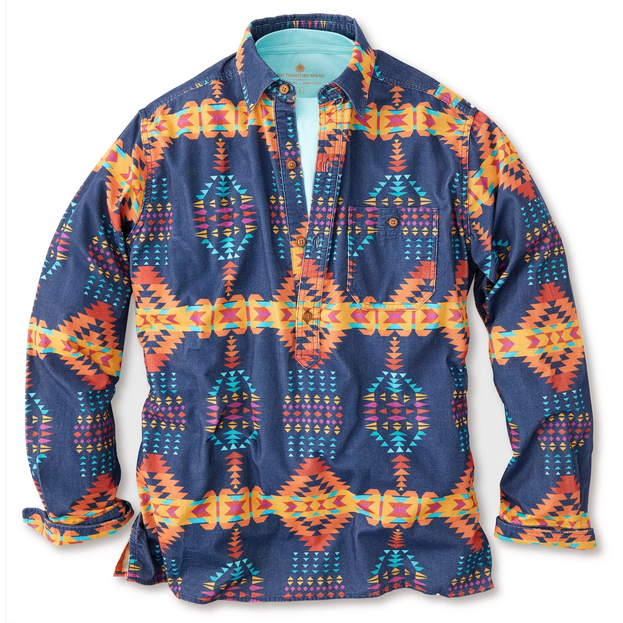 Tall Papagayo Corduroy Popover