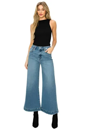 TEEK - HIGH RISE CROP PALAZZO JEANS