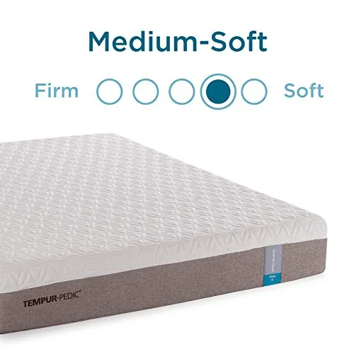 TEMPUR-PEDIC Cloud Prima Medium-Soft Mattress, Luxury Cooling Memory Foam Layers, Queen, Made in USA, 10 Year Warranty.