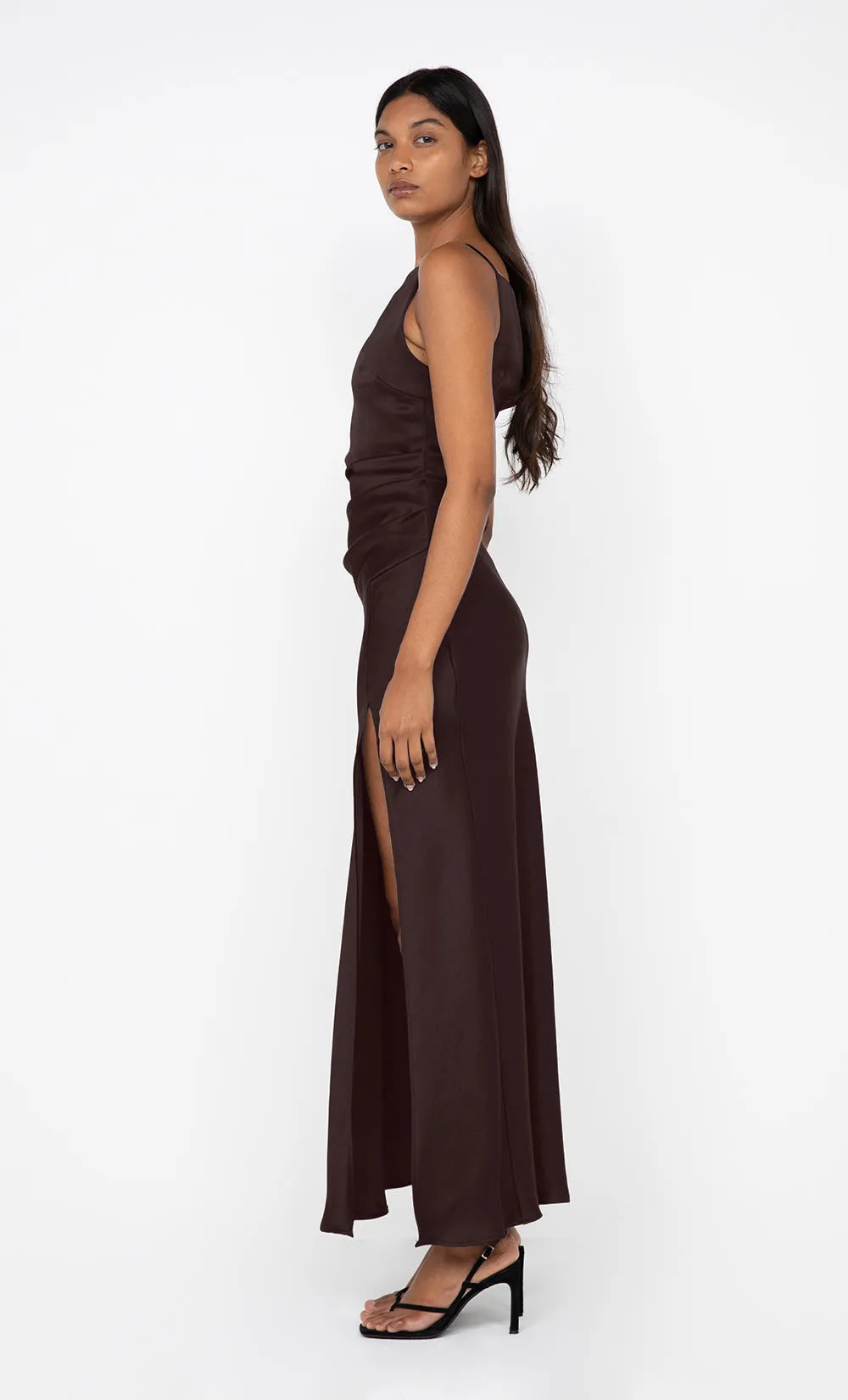 THE DREAMER MAXI DRESS - DARK CHOCOLATE