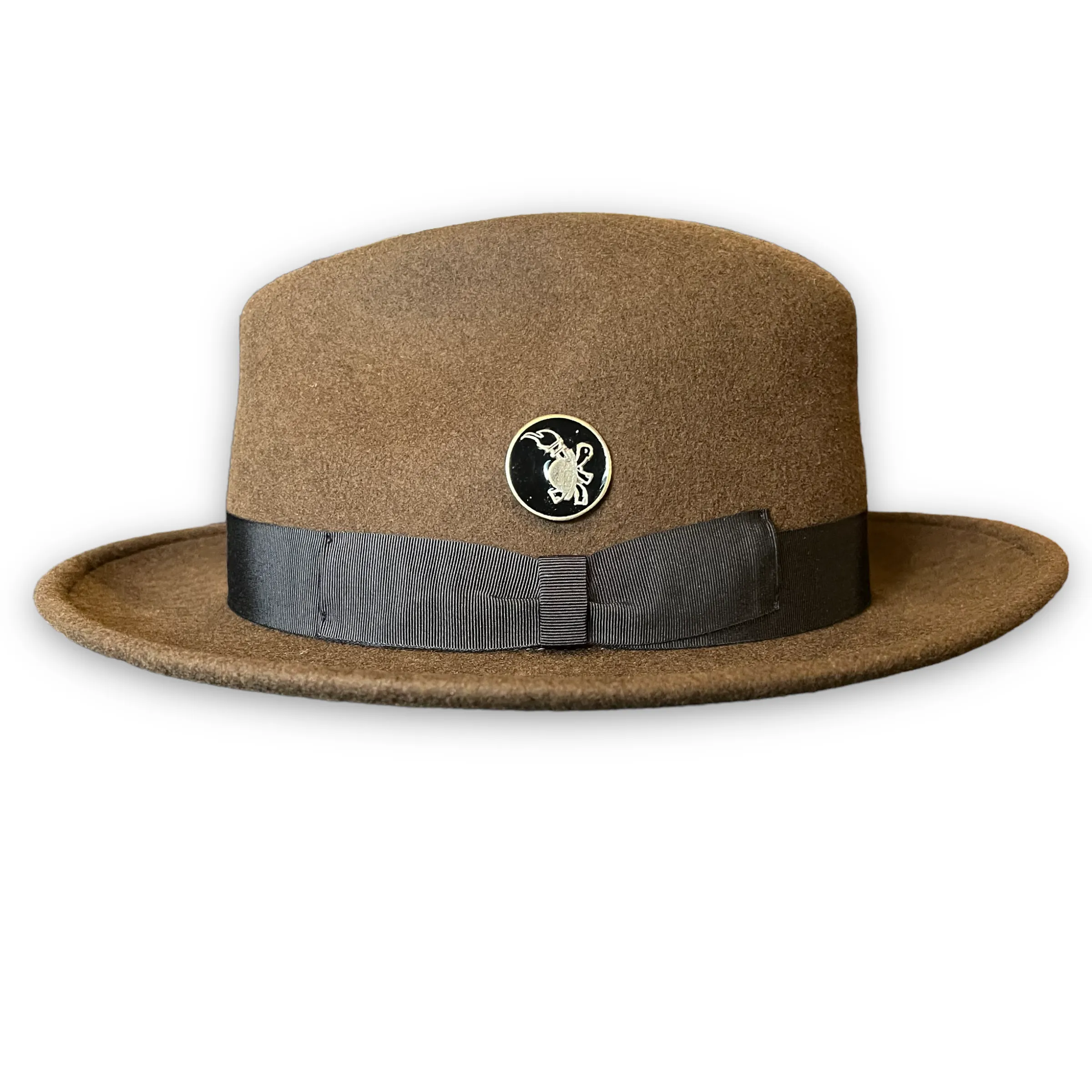 THE FLAMEKEEPERS HAT CLUB LA TORCIA DARK CHOCOLATE FEDORA