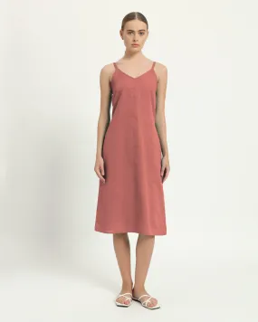 The Seesen Ivory Pink Cotton Dress