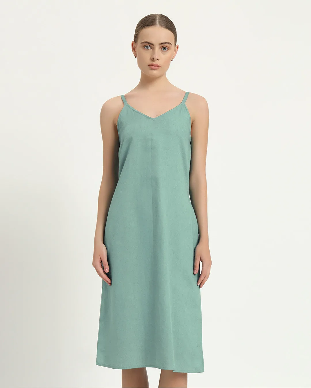 The Seesen Mint Cotton Dress