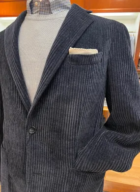 Tiki Corduroy Soft Coat in Navy