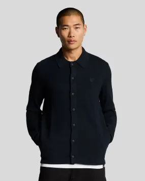 Tonal Eagle Double Knit Shirt