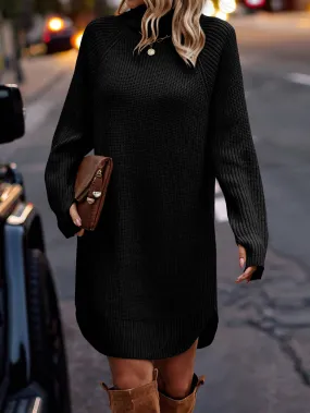 Turtleneck Sweater Dress