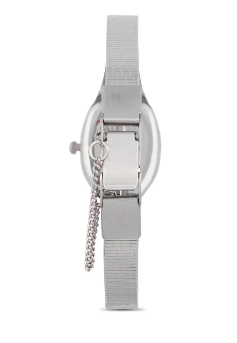 Valentino 20122337-SILVER DIAL Silver Strap Watch for Women