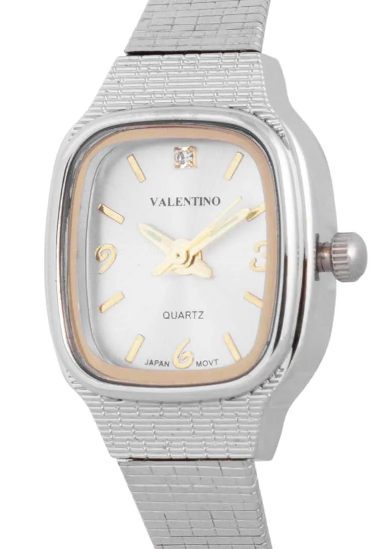 Valentino 20122337-SILVER DIAL Silver Strap Watch for Women