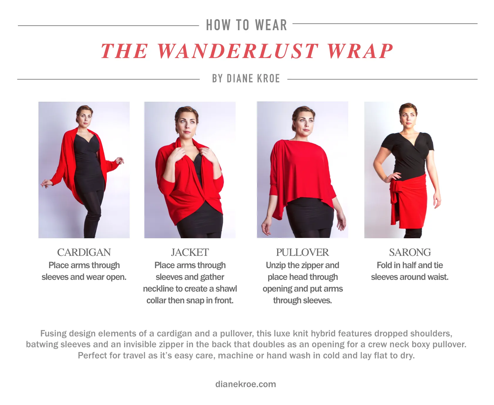 Wanderlust Wrap - Parisienne