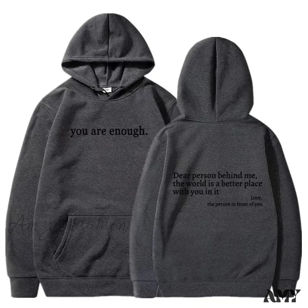 Y2K Pullover Hooded Printed Letter Oversize Aesthetic Hoodie