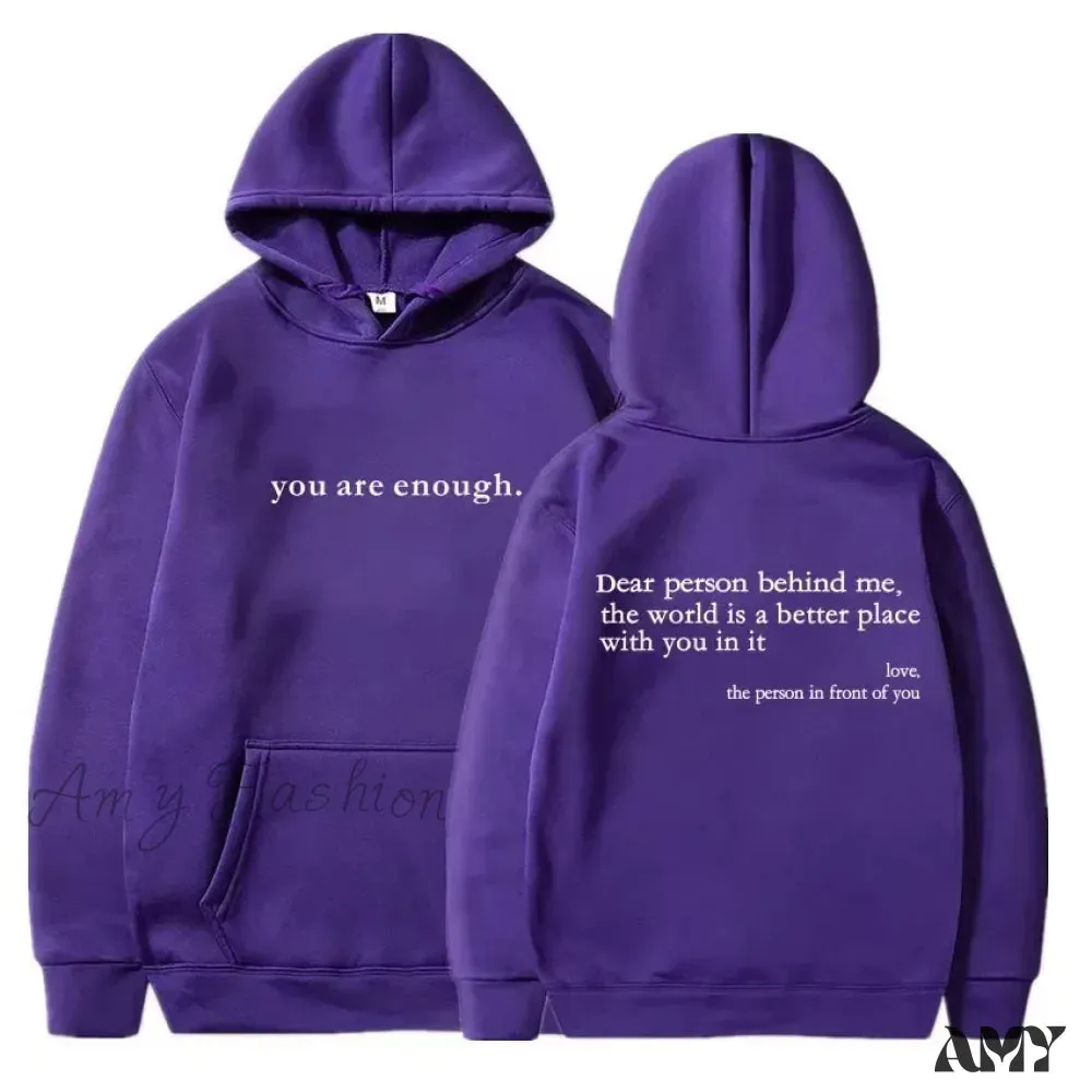 Y2K Pullover Hooded Printed Letter Oversize Aesthetic Hoodie