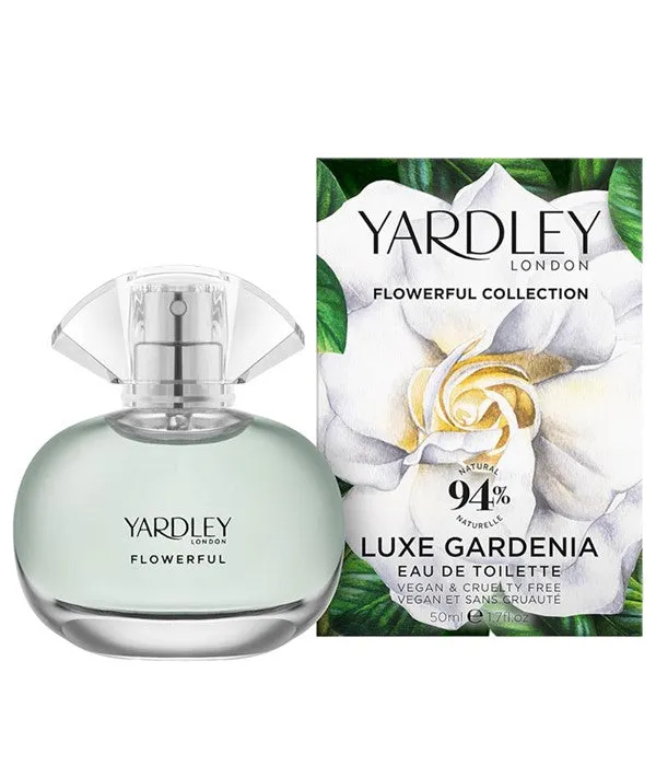 Yardley Flowerful Collection Luxe Gardenia Eau De Toilette 50ml