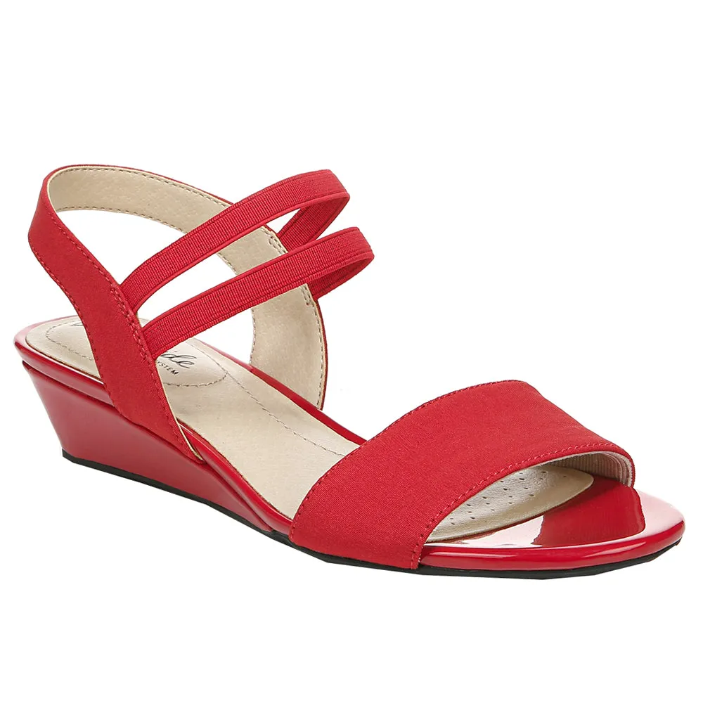 Yolo Strap Wedge Sandals